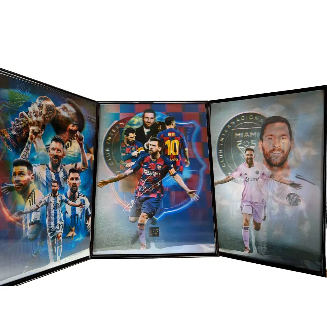 Cristiano Ronaldo - Lionel Messi 3D Poster AniFrame