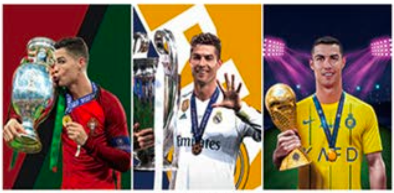 Cristiano Ronaldo - Lionel Messi 3D Poster