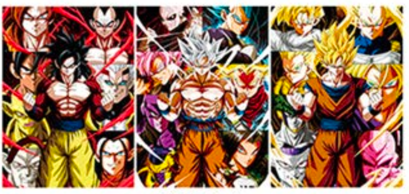 3D-Linsenraster-Anime-Poster